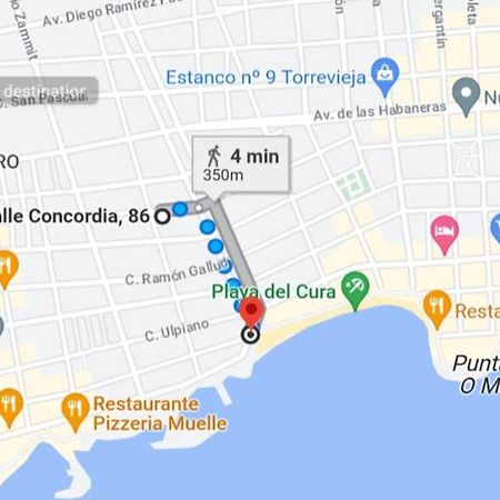 Calle Concordia 86, Two Bedroom Apartment, Up To 6 Guests, Near Del Cura Beach,Supermarket Mercadona And Central Bus Station Торрев'єха Екстер'єр фото